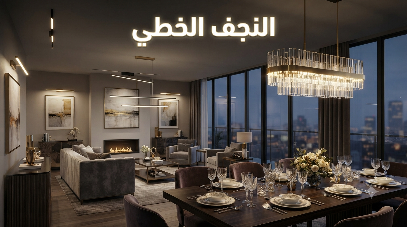 أفضل أنواع النجف المودرن للمنازل في مصر 6 النجف المودرن