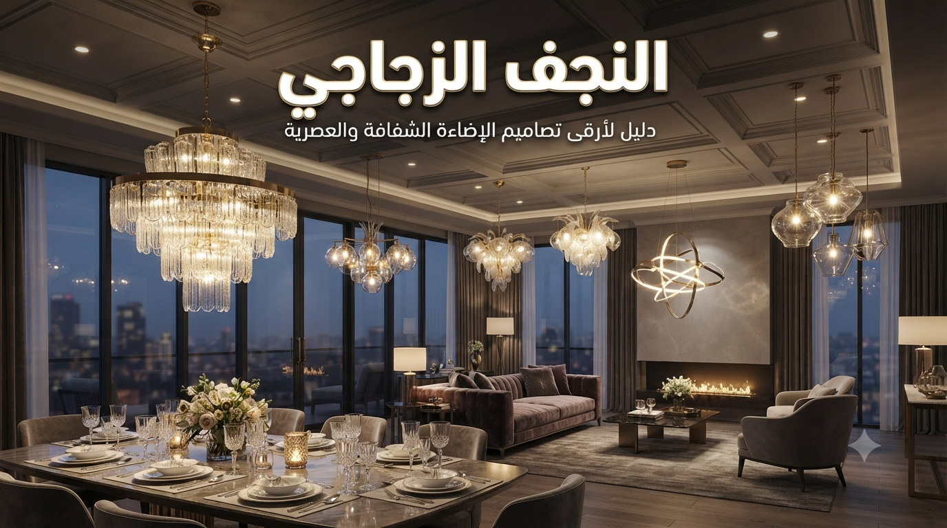 أفضل أنواع النجف المودرن للمنازل في مصر 9 النجف المودرن