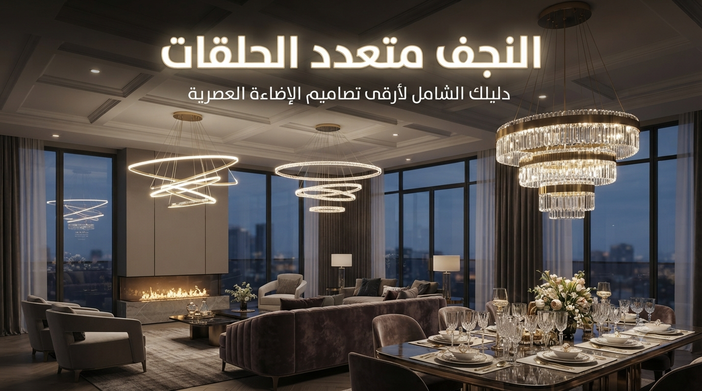 أفضل أنواع النجف المودرن للمنازل في مصر 5 النجف المودرن