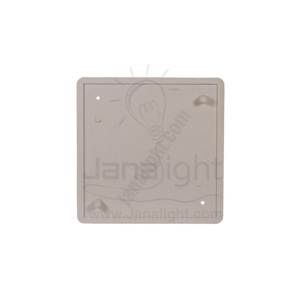 غطاء بواط 10x10 مص مح Mustafa Mahmoud Plastics Electrical Junction Box Cover 10*10