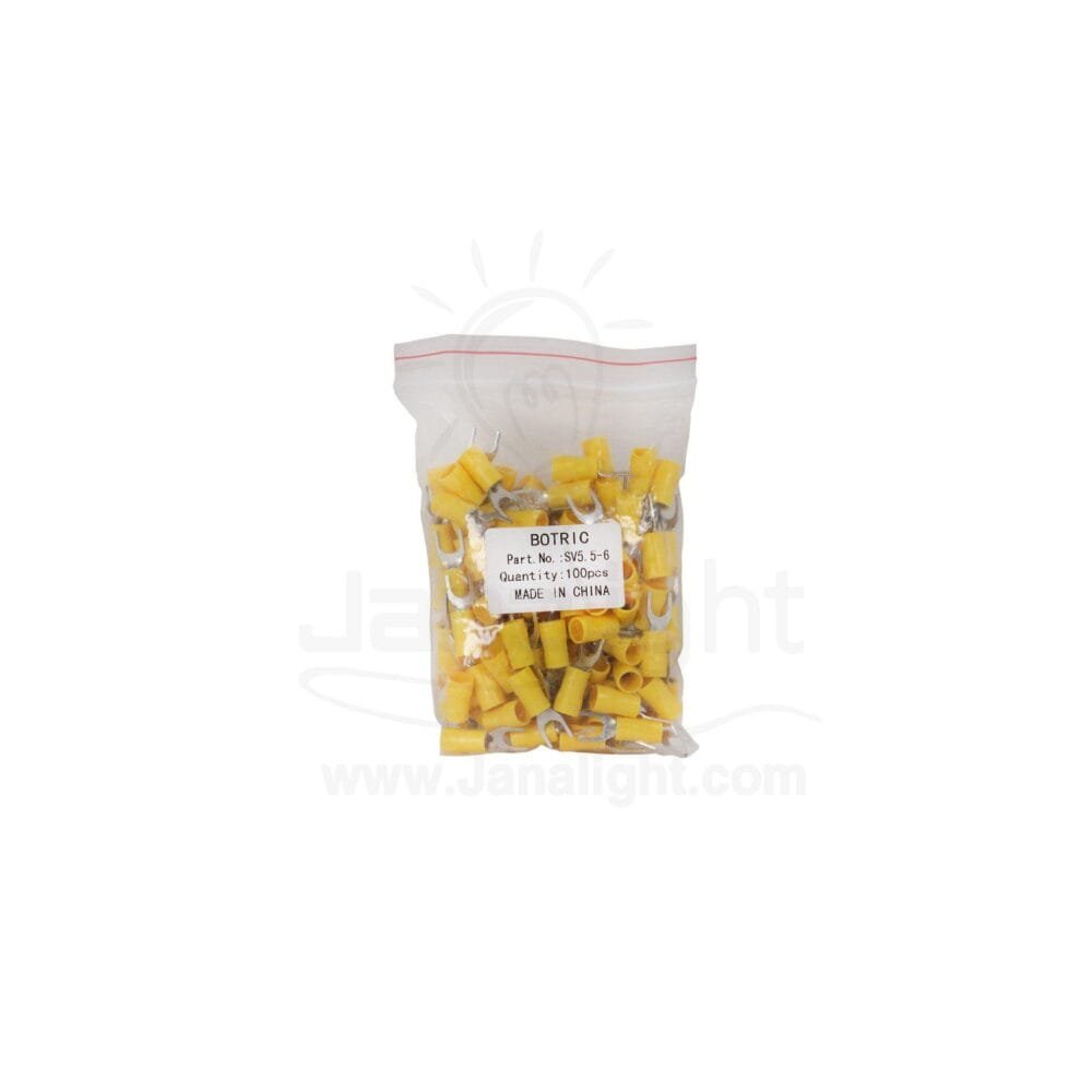 ترملة شوكة اصفر 5 مل FC Fork Terminal yellow 5mm