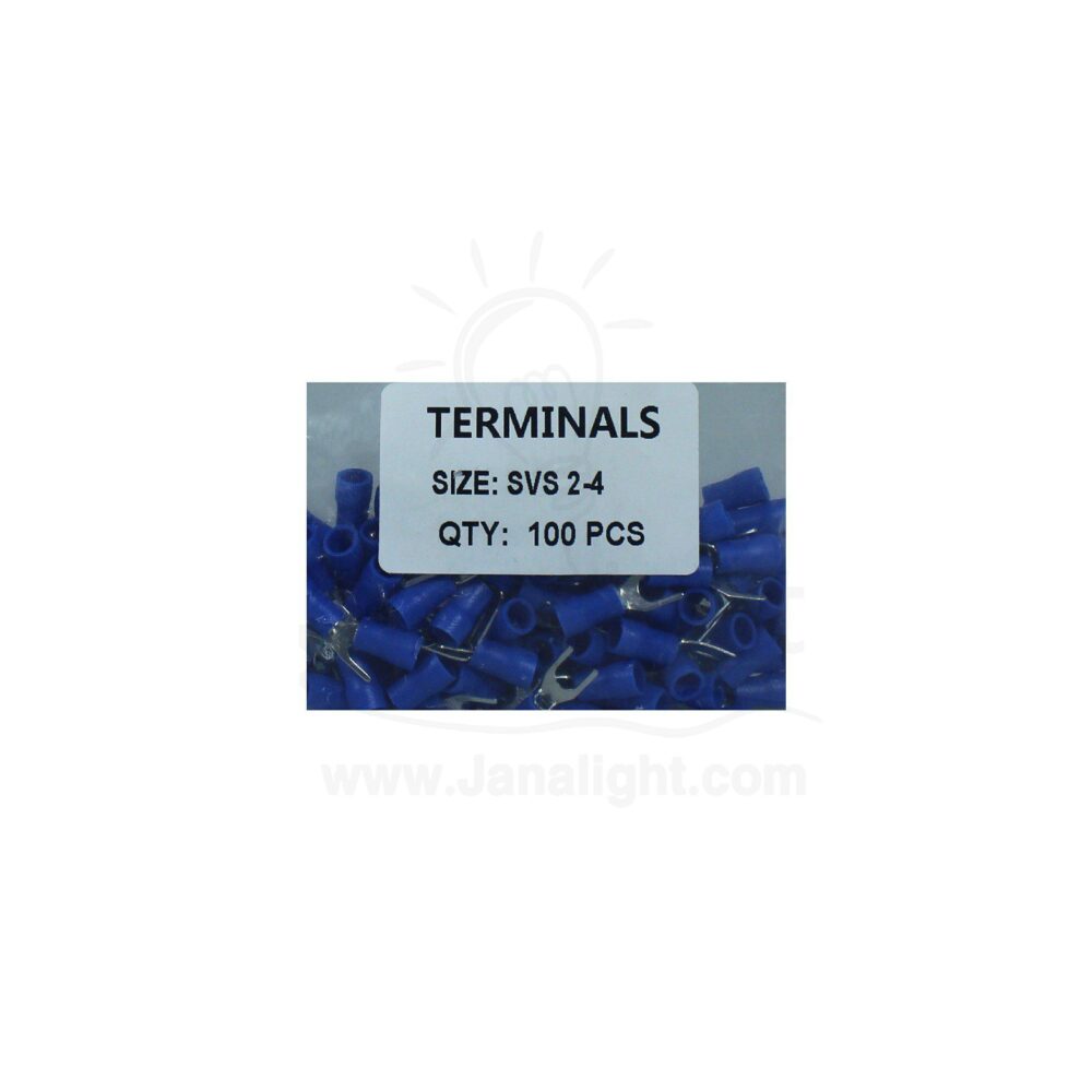 ترملة شوكة ازرق 3 مل FC Fork Terminal blue 3mm