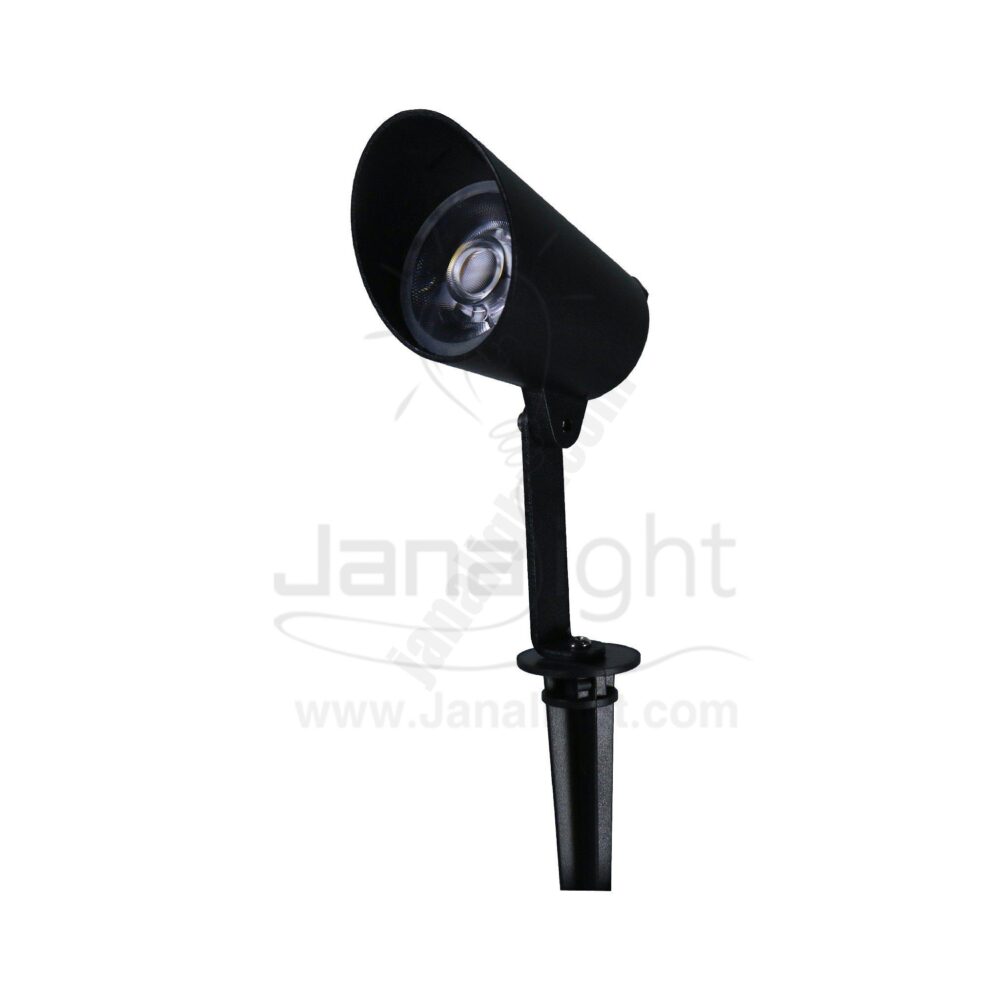 سبوت حربة 7 وات COB شريحة اسود وورم اسطوانية جنى لايت Spot LED light For Gardens 5 W COB black