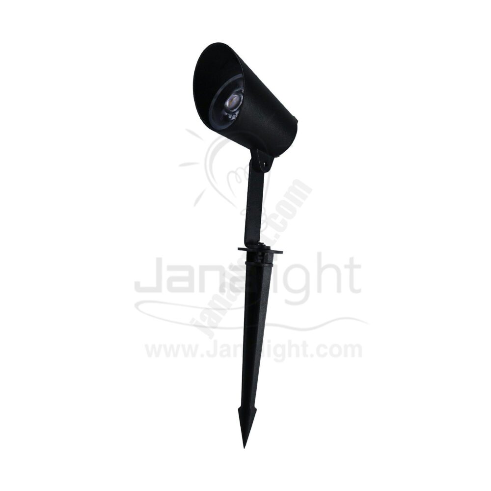 سبوت حربة 7 وات COB شريحة اسود وورم اسطوانية جنى لايت Spot LED light For Gardens 5 W COB black