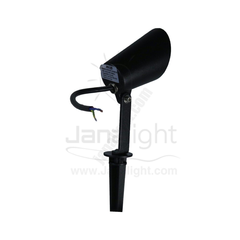 سبوت حربة 7 وات COB شريحة اسود وورم اسطوانية جنى لايت Spot LED light For Gardens 5 W COB black