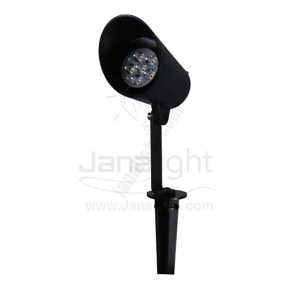 سبوت حربة 6 وات SMD شريحة اسود وورم اسطوانية جنى لايت Spot LED light For Garden 5 W smd