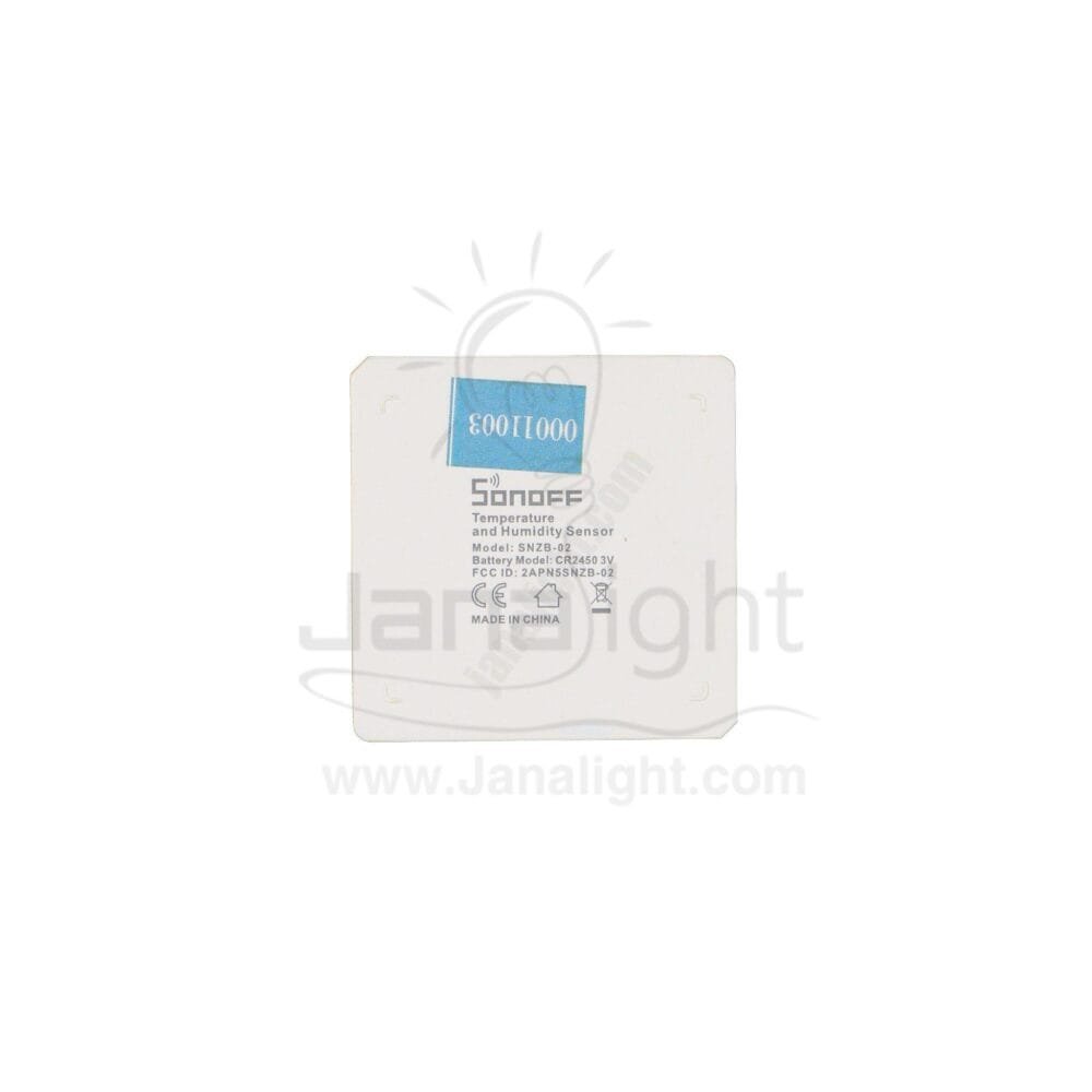 مستشعر درجة حرارة ورطوبة مرتبط ب Zigbee سونوف SF145 SONOFF SNZB-02 ZigBee Temperature Humidity Sensor