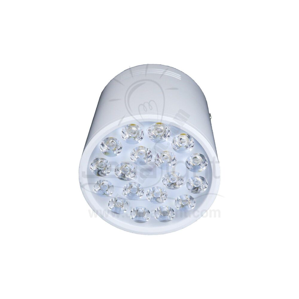 سبوت لايت سلندر 18 لد ابيض وورم L001 white cylinder spotlight 18 led warm L001