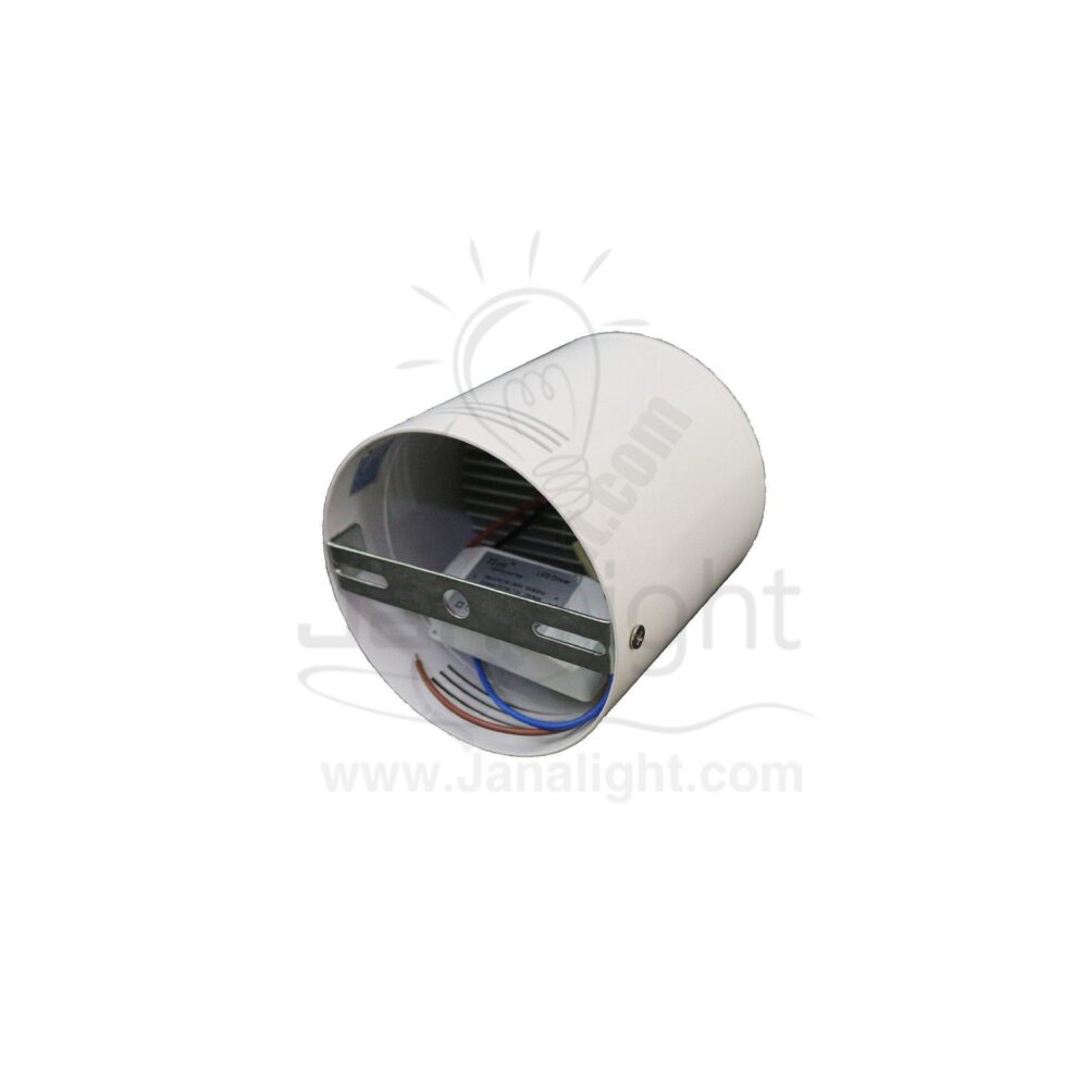 سبوت لايت سلندر 18 لد ابيض ابيض L001 white cylinder spotlight 18 led white L001