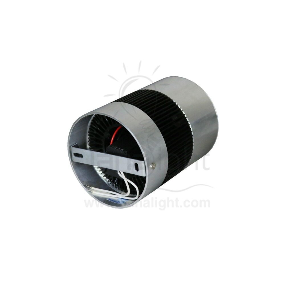 سبوت لايت سلندر 30 لد فضي اسود L003 black silver cylinder spotlight 30 led L003