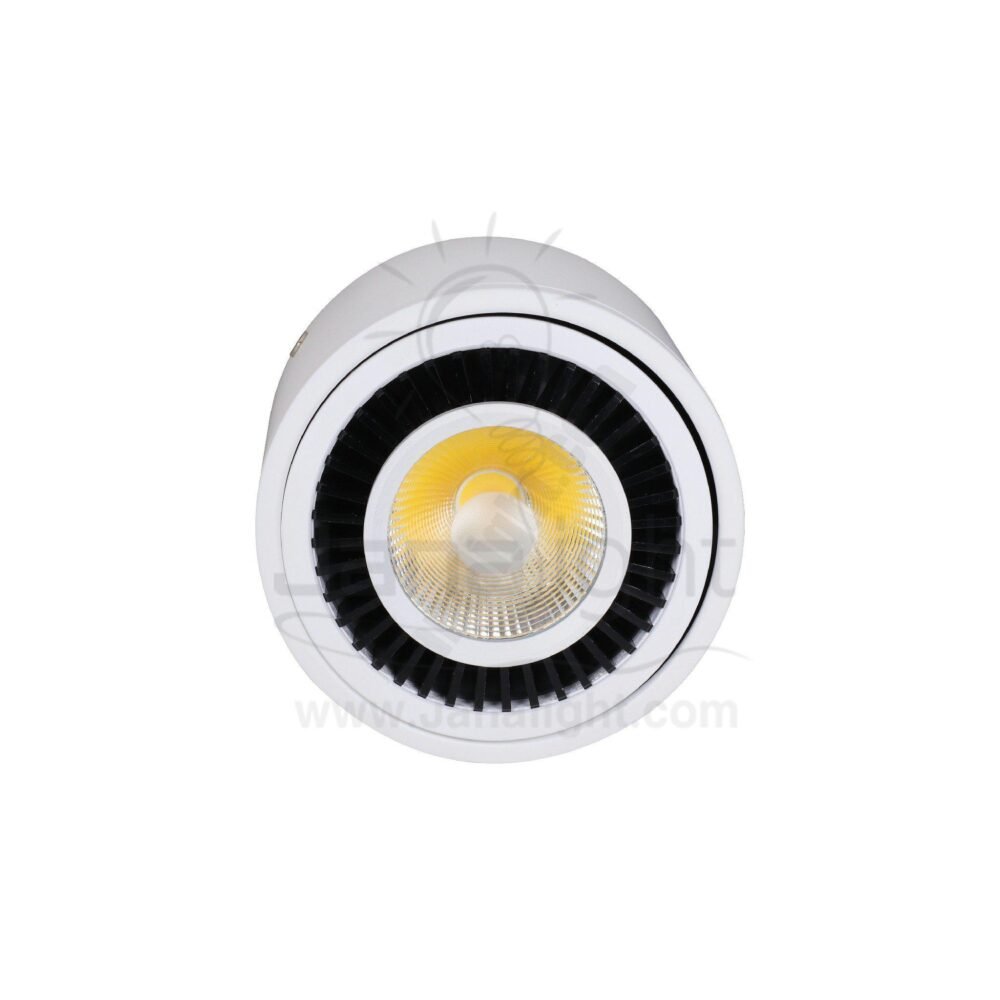 سبوت لايت سلندر 15وات ابيض وورم متحرك نصف كرة C1088 white Cylinder spotlight semisphere 15w