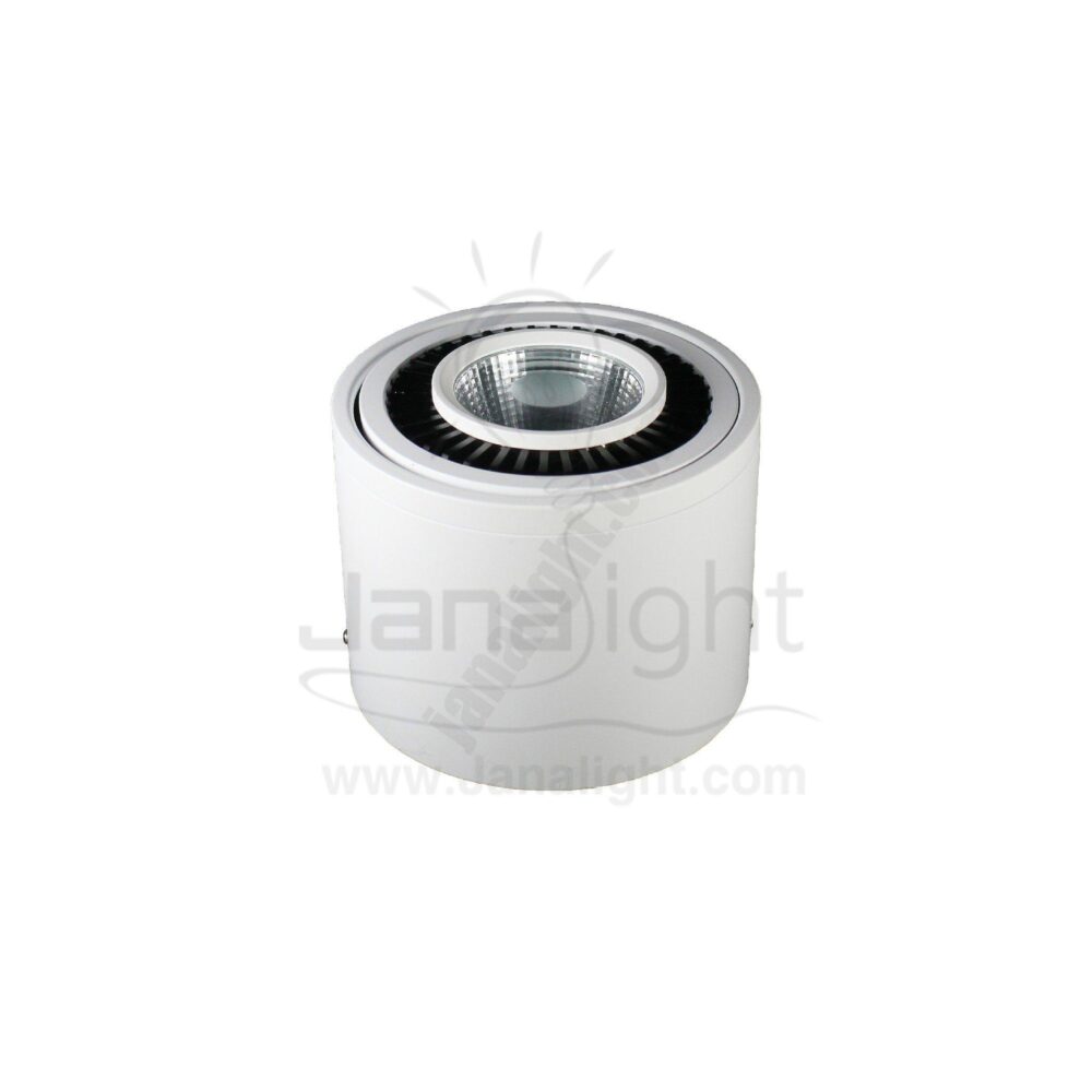 سبوت لايت سلندر 15وات ابيض ابيض متحرك نصف كرة C1088 white cylinder spotlight 15 watt white moving himespherical C1088