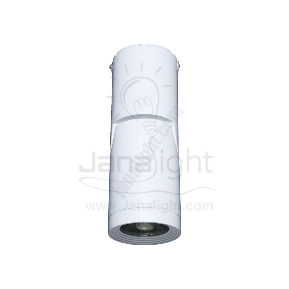 سبوت لايت سلندر 9 وات ابيض ابيض متحرك pipe cylinder spotlight rotatable spotlight 9 watt white/white M101