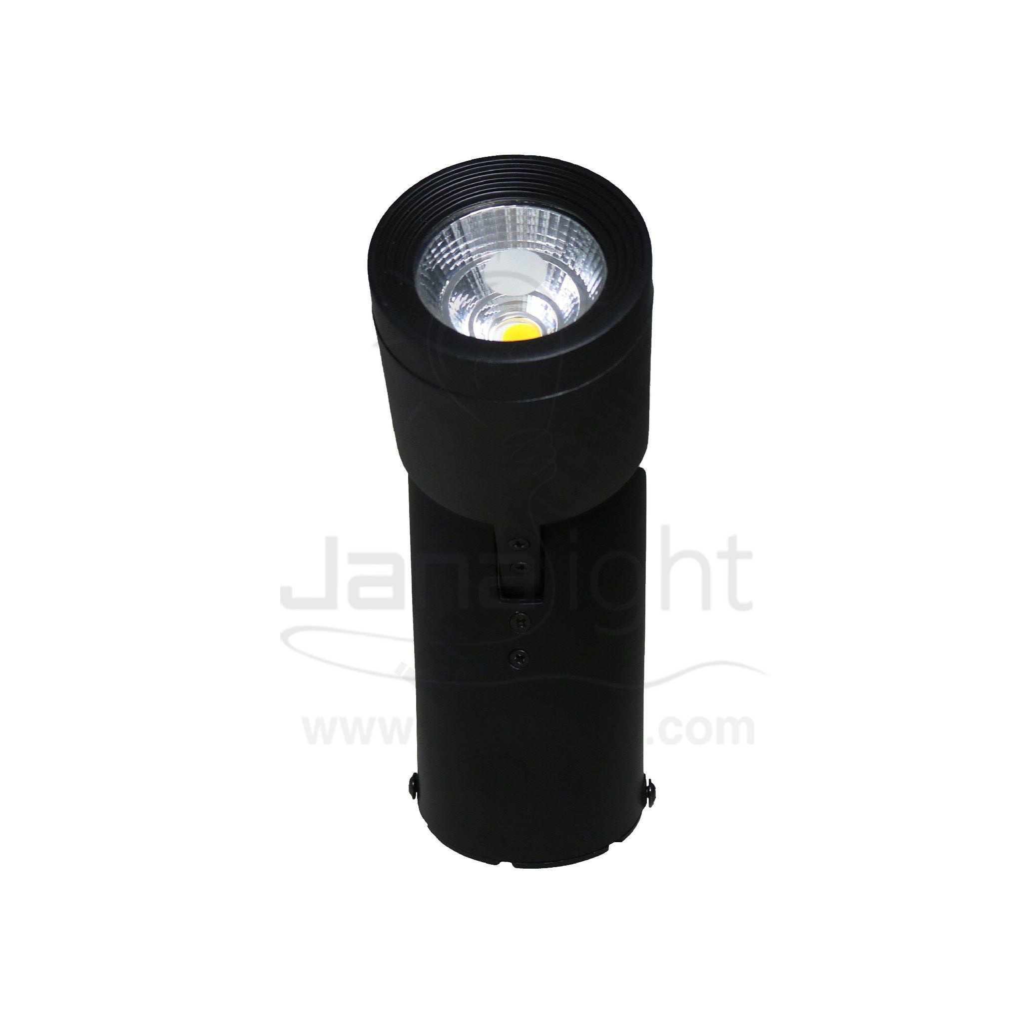 سبوت لايت سلندر 9 وات اسود وورم متحرك ماسورة M101 pipe cylinder spotlight rotatable spotlight 9 watt black/warm M101