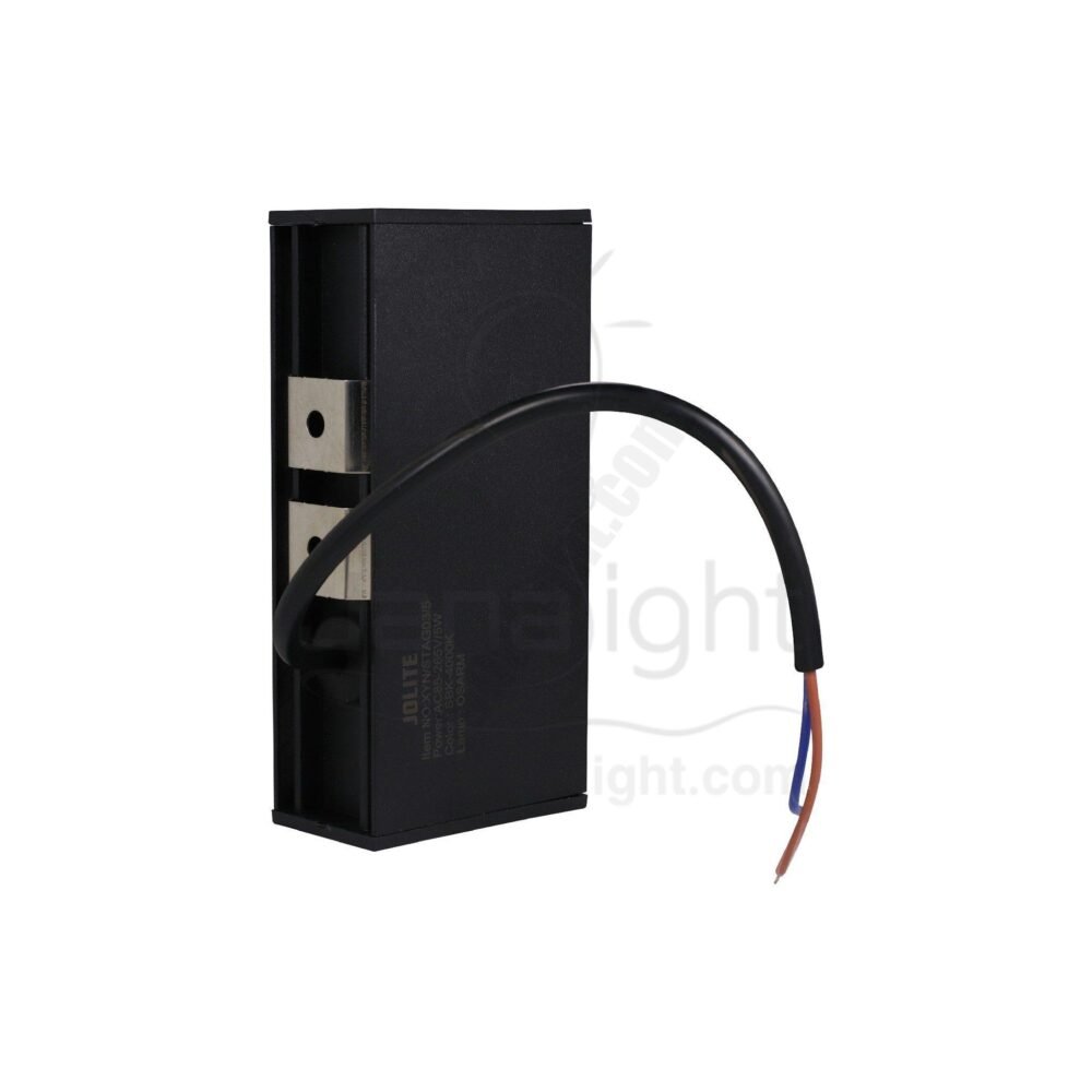سبوت تراك لينر اسود وورم مستطيل 5 عدسة 10وات Black Warm Rectangle 5 Lenses 10 Watt Linear Track Light Spot.