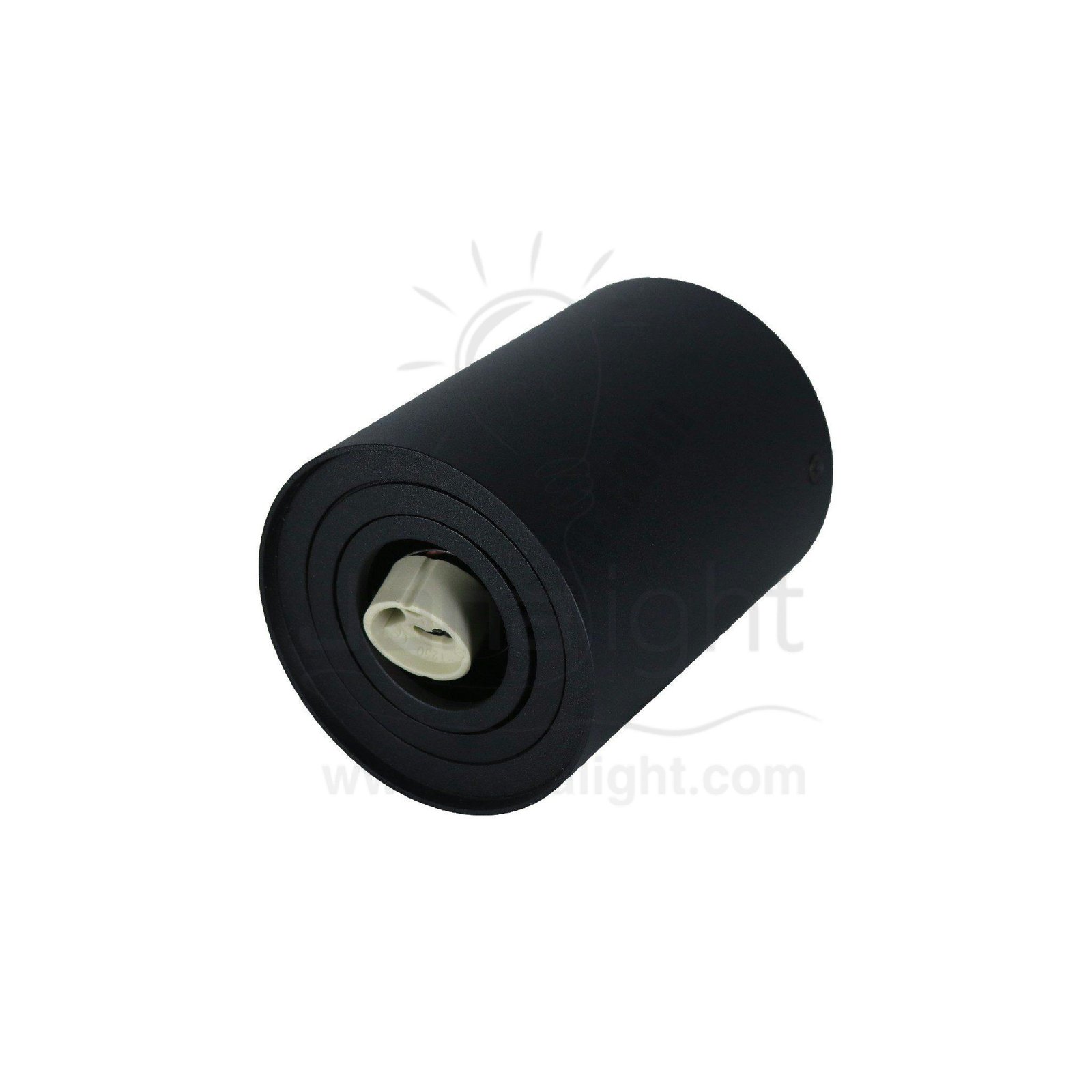 فريم سبوت سلندر متحرك مدور اسود فارغ كبير cylinder downlight frame Moving white