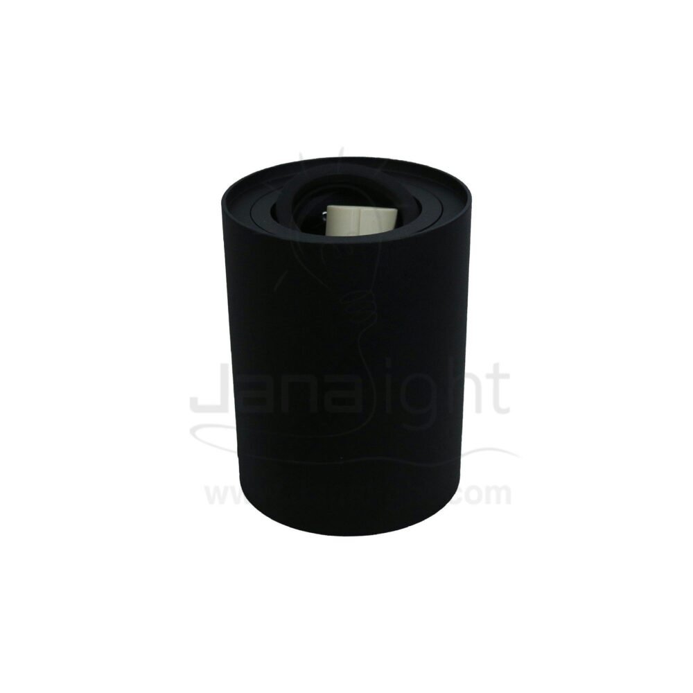 فريم سبوت سلندر متحرك مدور اسود فارغ كبير cylinder downlight frame Moving white