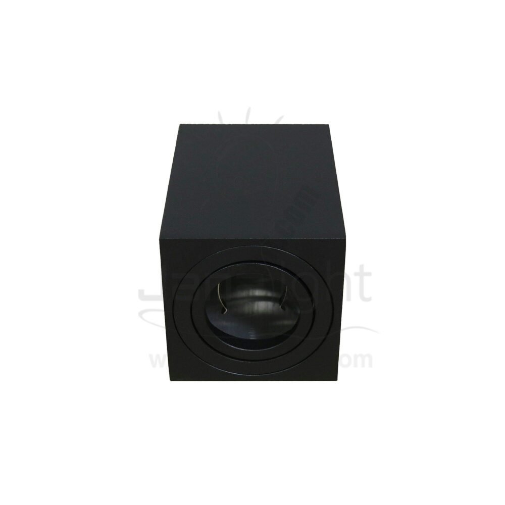 فريم سبوت سلندر متحرك مربع اسود فارغ كبير cylinder downlight frame Moving Square black