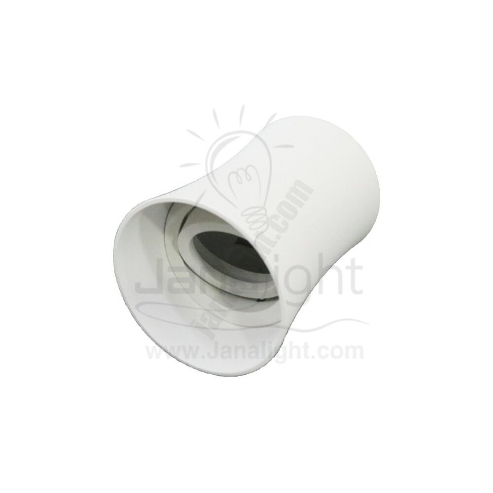 فريم سبوت سلندر متحرك مدور ابيض فارغ كبير جديد cylinder downlight frame Moving white