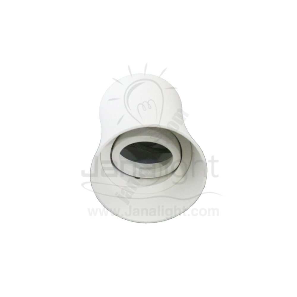 فريم سبوت سلندر متحرك مدور ابيض فارغ كبير جديد cylinder downlight frame Moving white