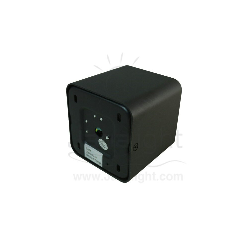 فريم سبوت سلندر مربع مفرد اسود حلق اسود فارغ JPL105 cylinder downlight frame Square black-black