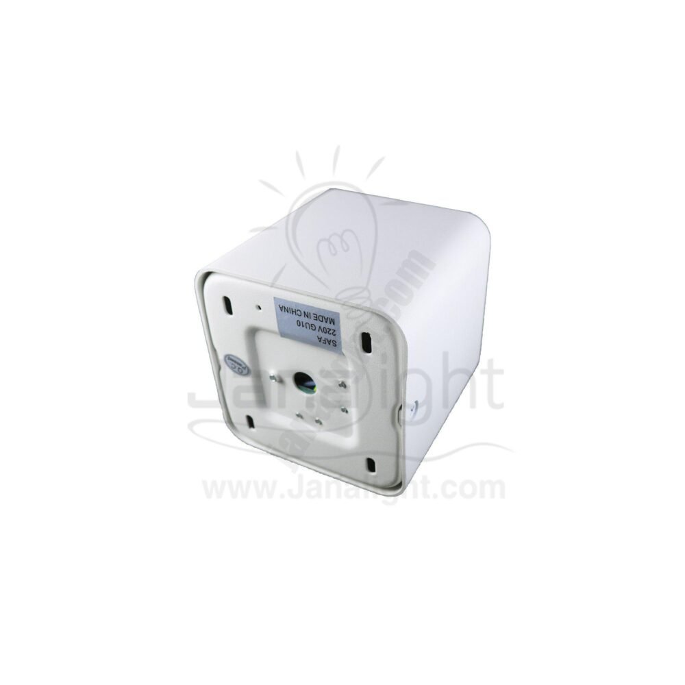فريم سبوت سلندر مربع مفرد ابيض حلق اسود فارغ JPL105 cylinder downlight frame Square white-black