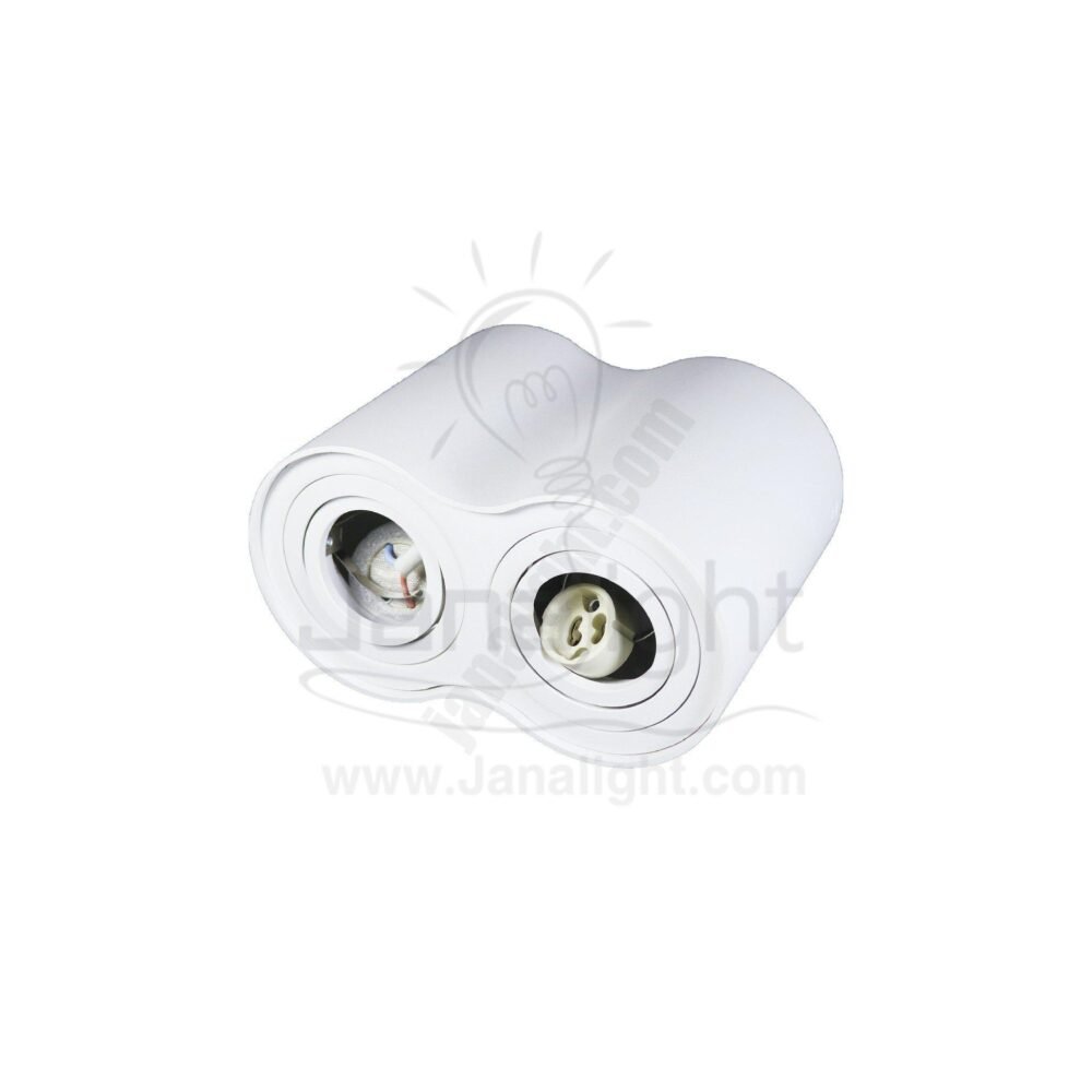 فريم سبوت سلندر متحرك مدور مجوز فلات ابيض فارغ JP L180 cylinder downlight frame Moving flat Double white