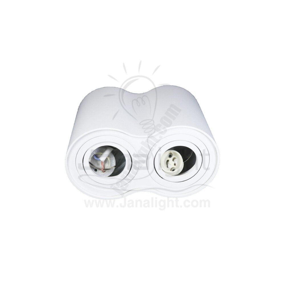 فريم سبوت سلندر متحرك مدور مجوز فلات ابيض فارغ JP L180 cylinder downlight frame Moving flat Double white