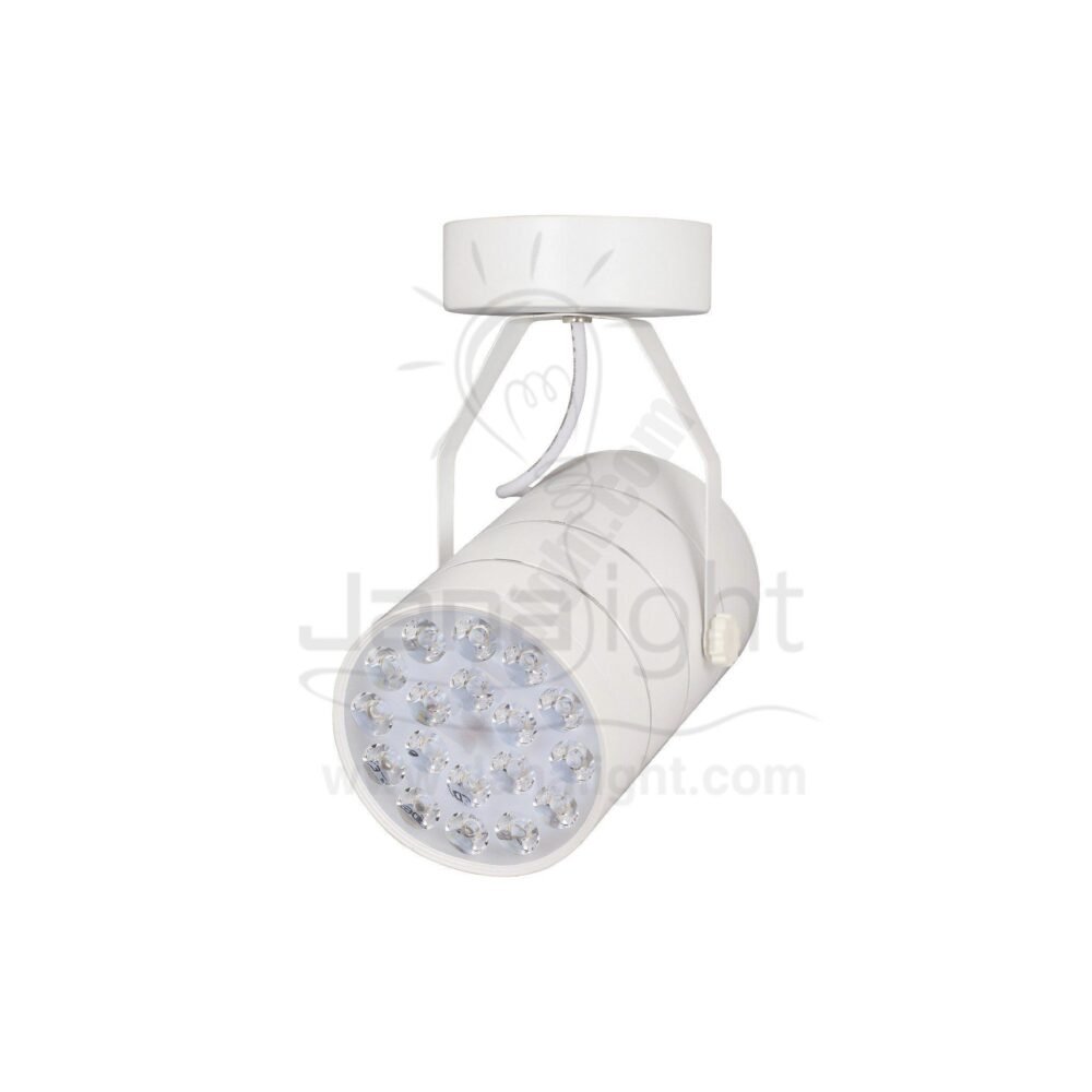سبوت لايت سلندر 18وات ابيض انارة وورم متحرك MXGD18 white cylinder 18w warm spotlight rotatable warm