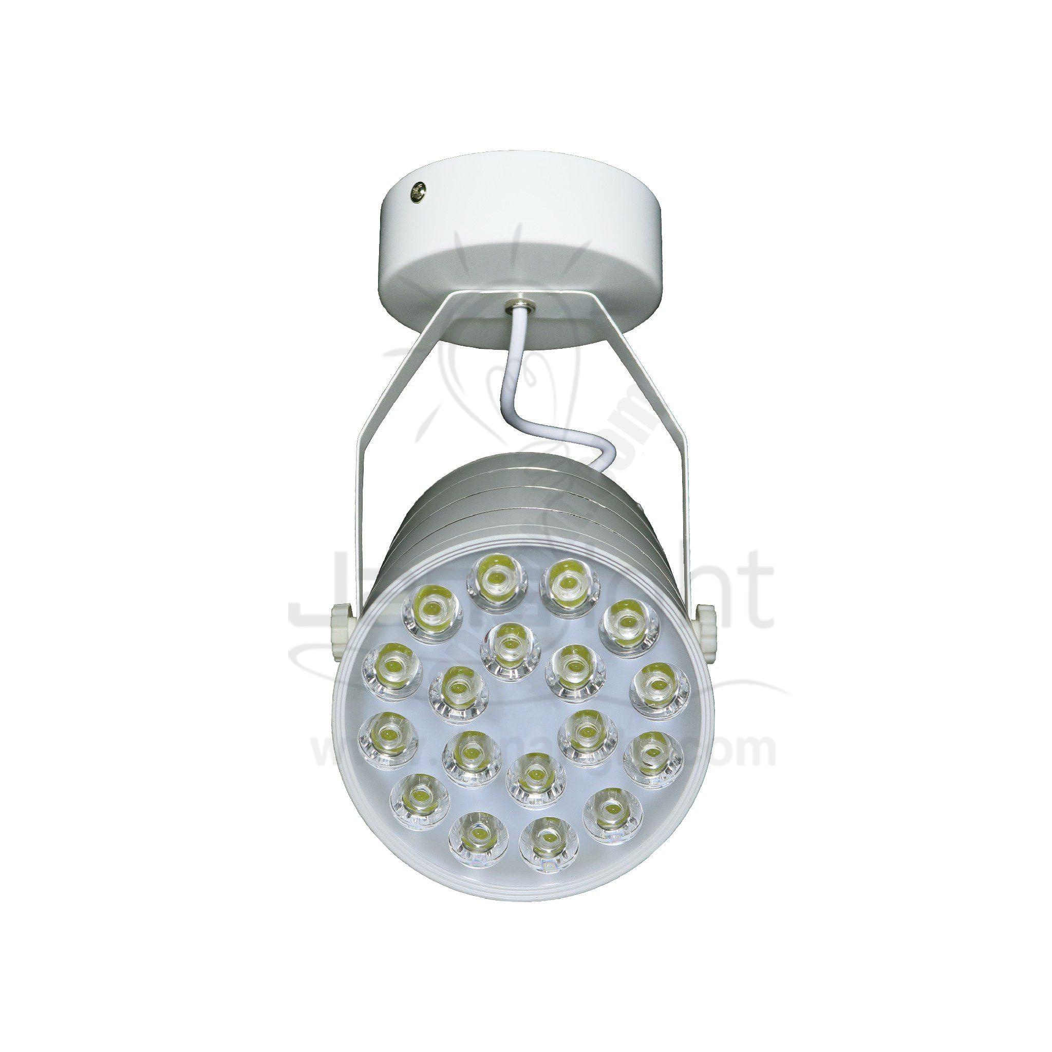 سبوت لايت سلندر 18 وات ابيض انارة ابيض متحرك MXGD18 white cylinder spotlight rotatable 18 watt light white MXGD18