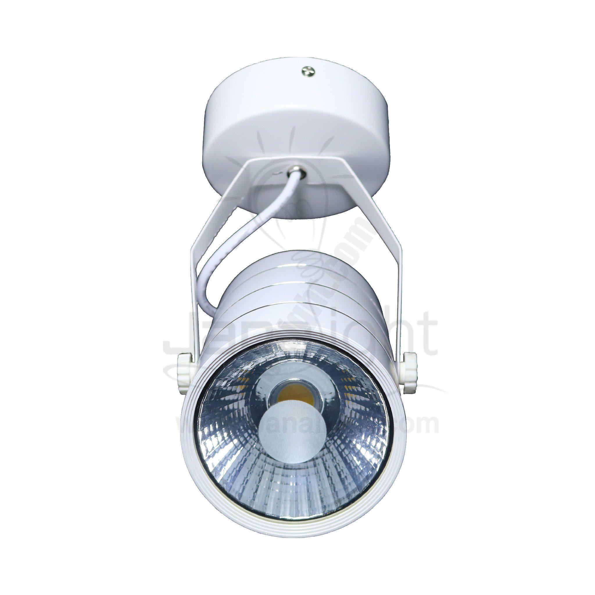 سبوت لايت سلندر متحرك 10 وات COB ابيض وورم white cylinder spotlight rotatable 10 watt warm COB