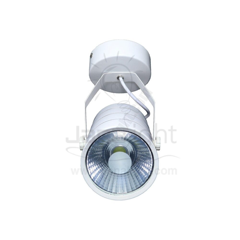 سبوت لايت سلندر متحرك 10 وات COB ابيض ابيض white cylinder spotlight rotatable 10 watt white COB