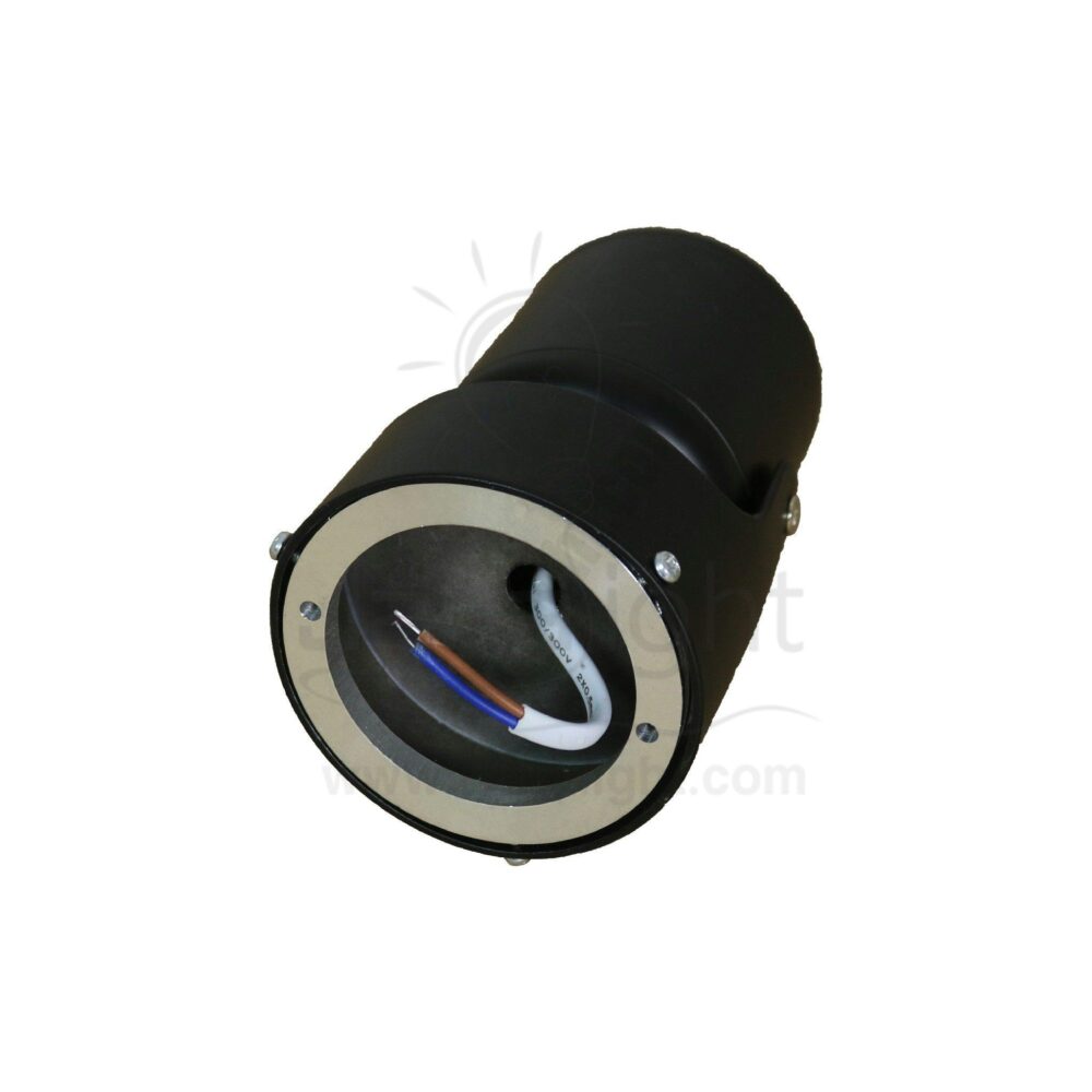 سبوت لايت سلندر متحرك 10 وات COB اسود ابيض black cylinder spotlight rotatable 10 watt white COB