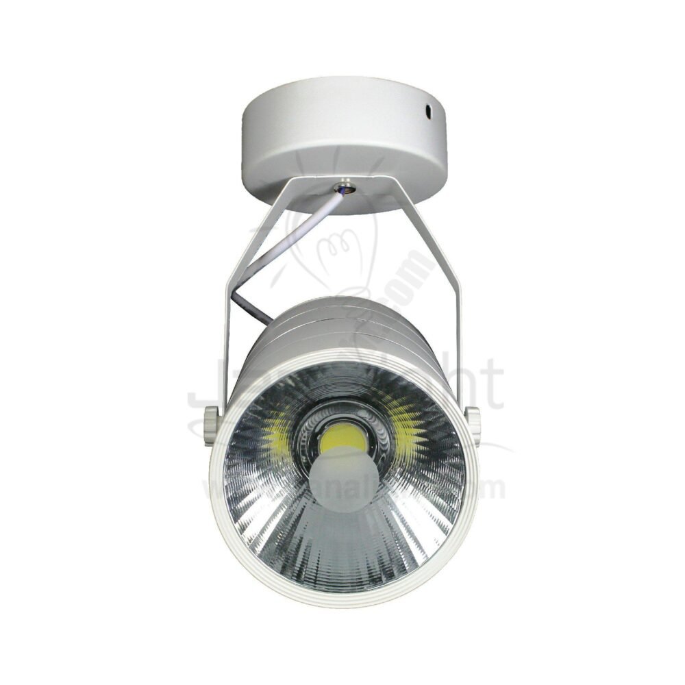 سبوت لايت سلندر متحرك 20 وات COB ابيض ابيض white cylinder spotlight rotatable 20 watt white COB