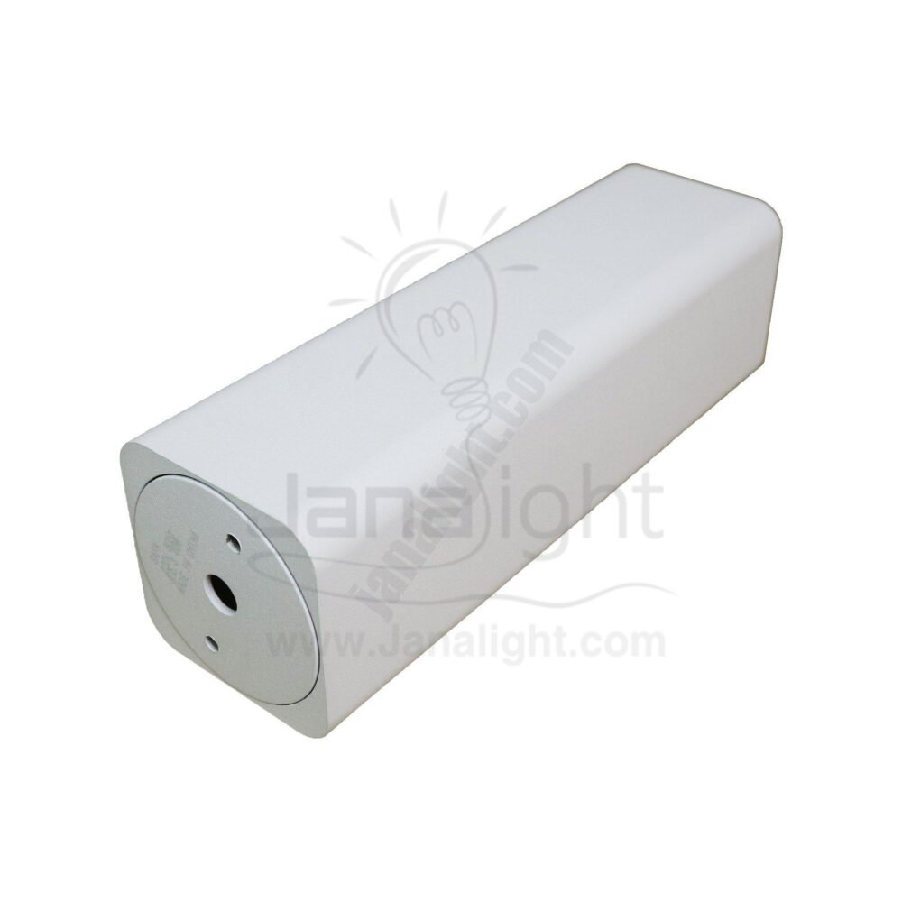 فريم سبوت سلندر فارغ مربع 20سم ابيض حلق ذهبي cylinder downlight frame Square white-gold 20cm