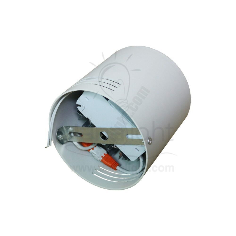 سبوت لايت سلندر 18وات COB مدور ابيض وورم كبير white round cylinder spotlight 18 watt large warme COB