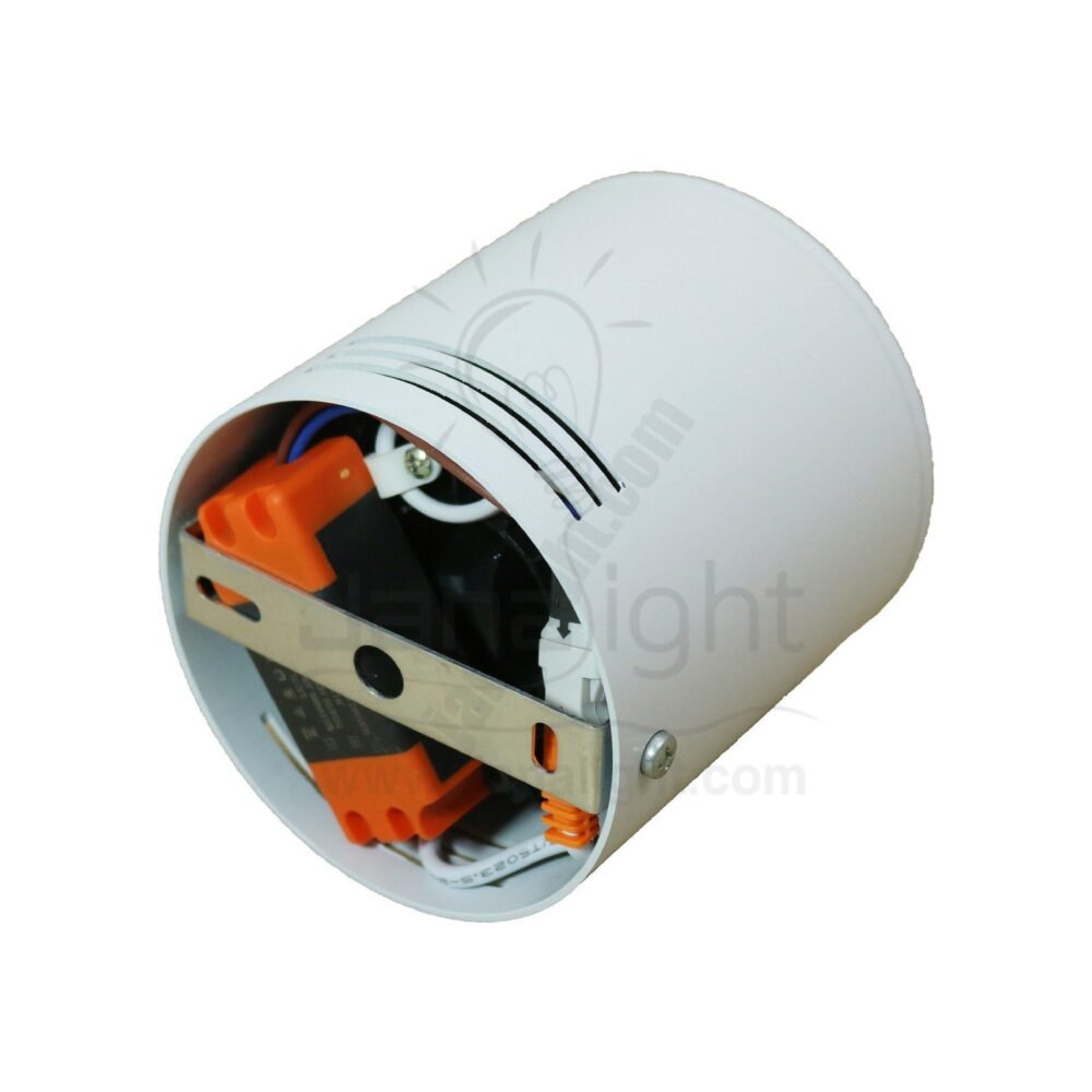 سبوت لايت سلندر 12وات COB مدور ابيض وورم صغير white round cylinder spotlight 12 watt small warme COB
