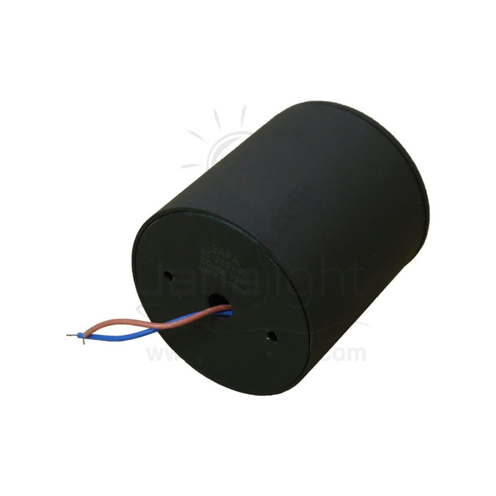 سبوت لايت سلندر 10 وات مدور اسود خارجي COB ايميكا black round cylinder spotlight prominent 10 watt emeca COB