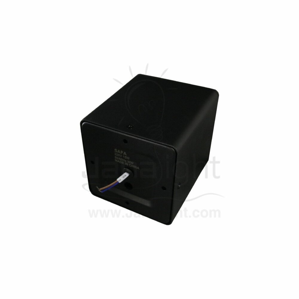 سبوت لايت سلندر 15 وات مربع اسود خارجي COB ايميكا black square cylinder spotlight prominent 15 watt emeca COB