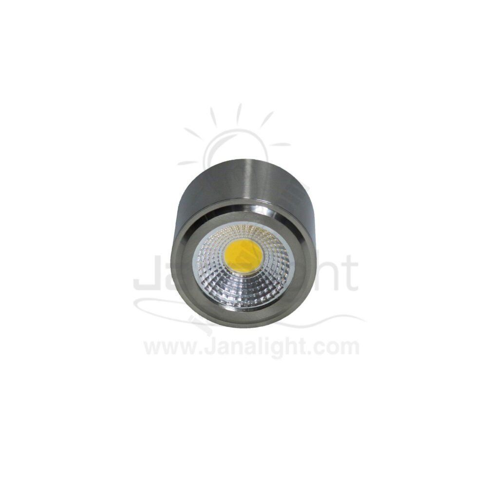 سبوت سبوت لايت سلندر 5 وات فضي وورم جنى لايت DL7051 c5 cylinder spot downlight frame silver-worm jana light 10w