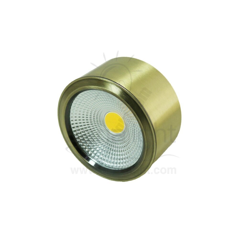 سبوت سبوت لايت سلندر 7 وات اكسديه اصفر وورم جنى لايت cylinder downlight Oxide yellow-Worm 7w