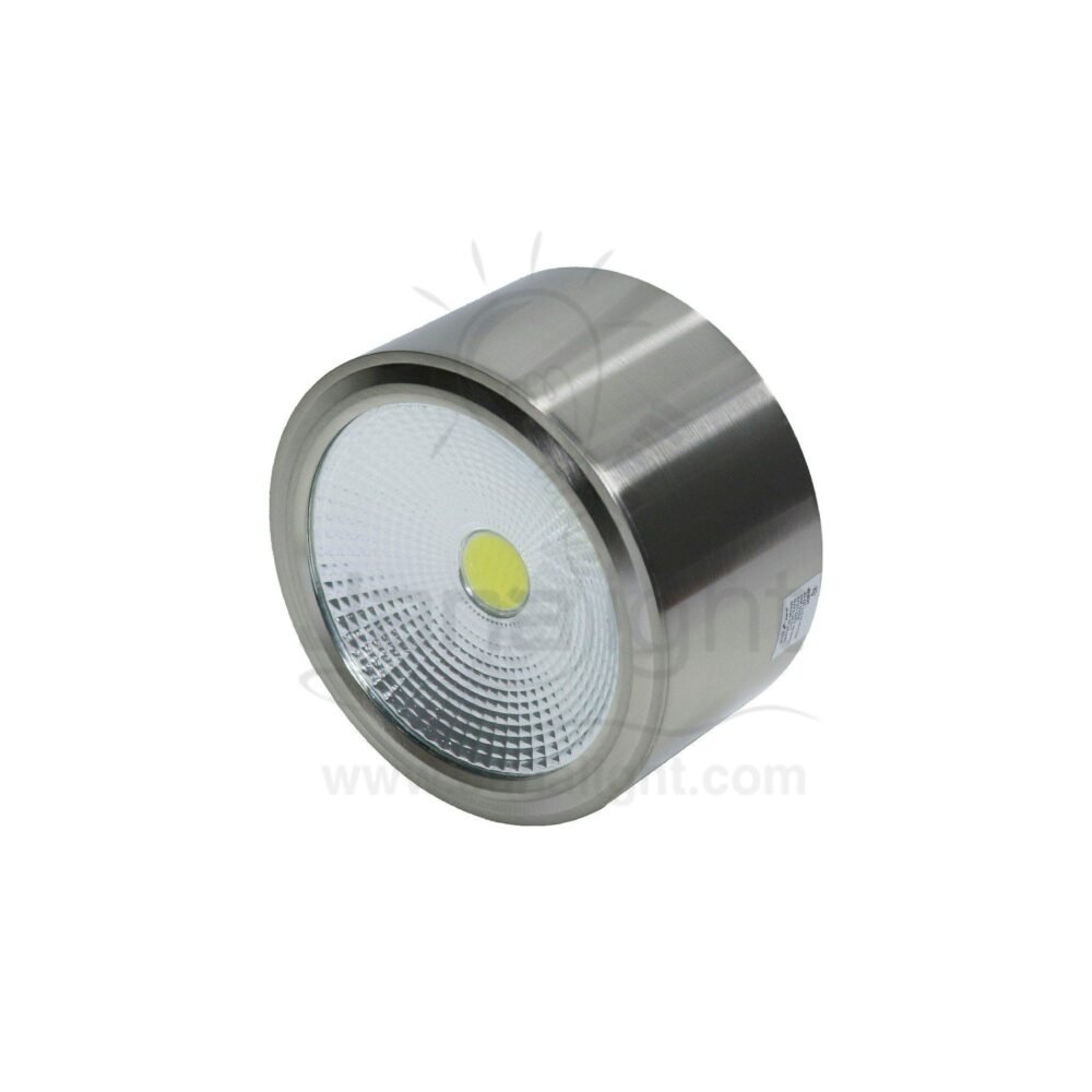 سبوت سبوت لايت سلندر 10 وات فضي ابيض جنى لايت cylinder downlight silver-white 10w