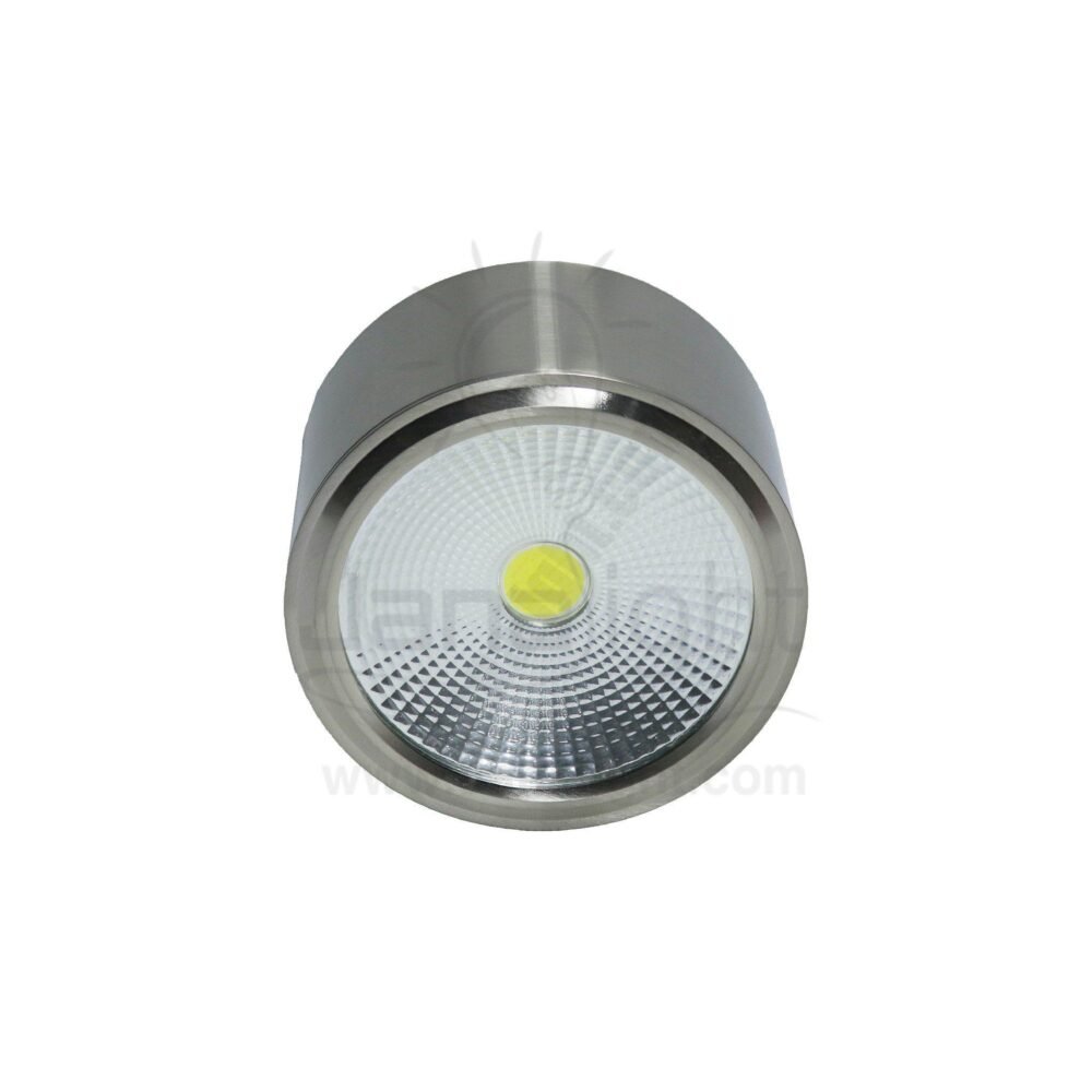 سبوت سبوت لايت سلندر 10 وات فضي ابيض جنى لايت cylinder downlight silver-white 10w