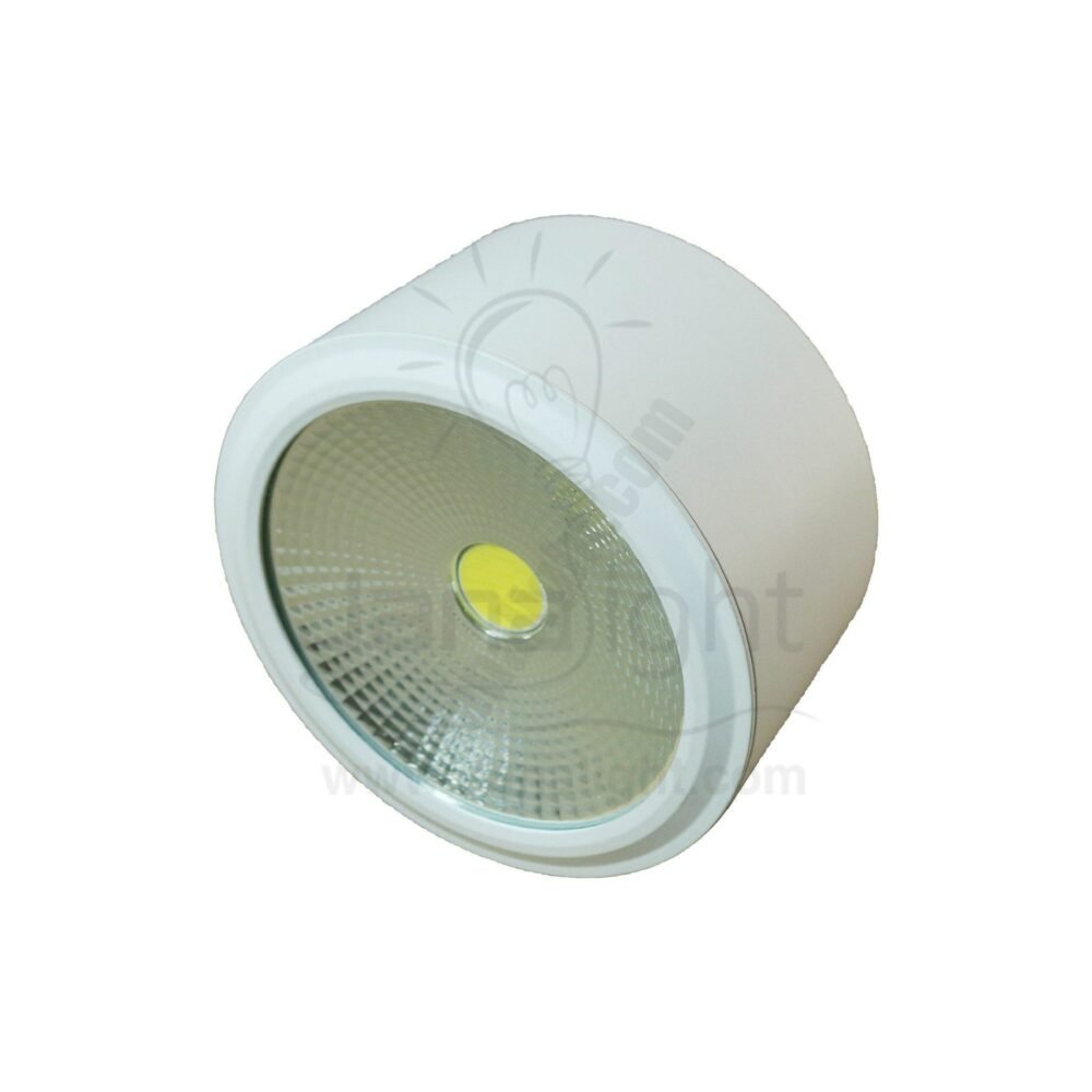 سبوت سبوت لايت سلندر 10 وات ابيض ابيض جنى لايت cylinder downlight white white 10w