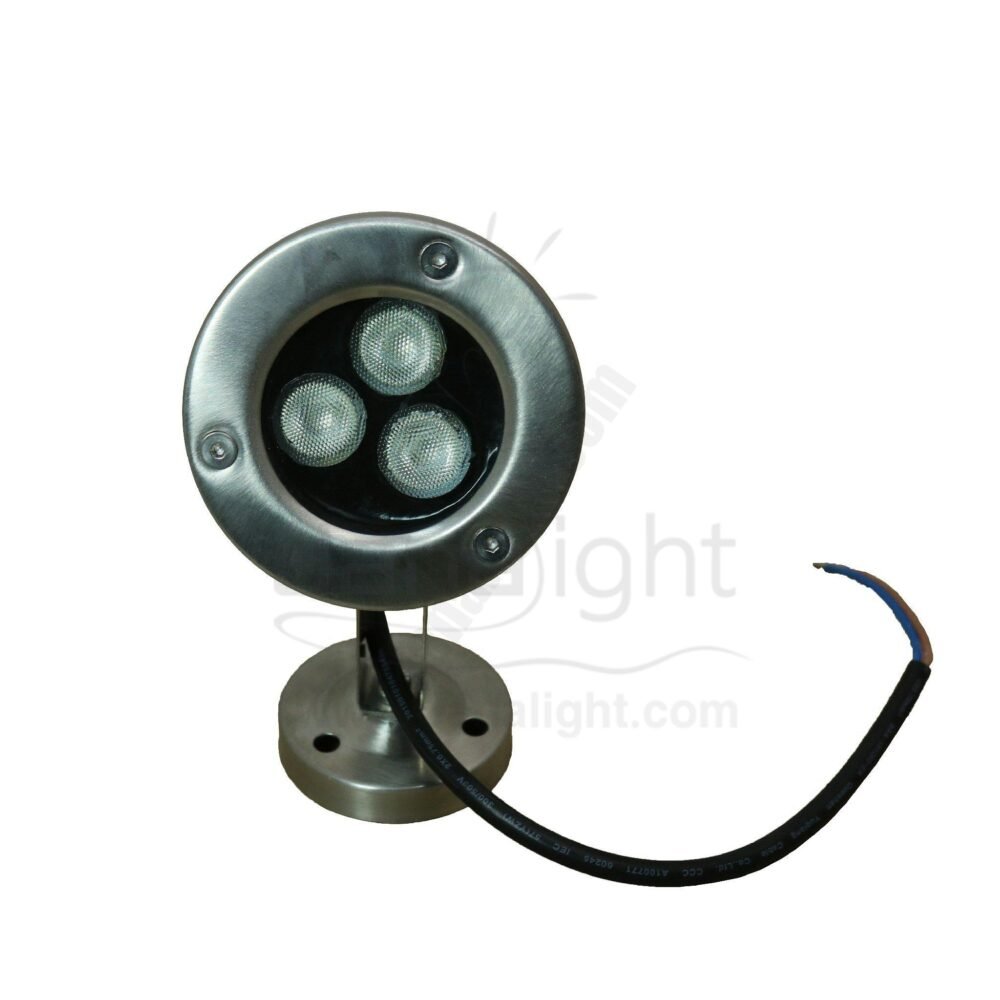 سبوت لايت سلندر 3 وات 12 فولت RGB بقاعدة cylinder spotlight 3 watt 12v base RGB