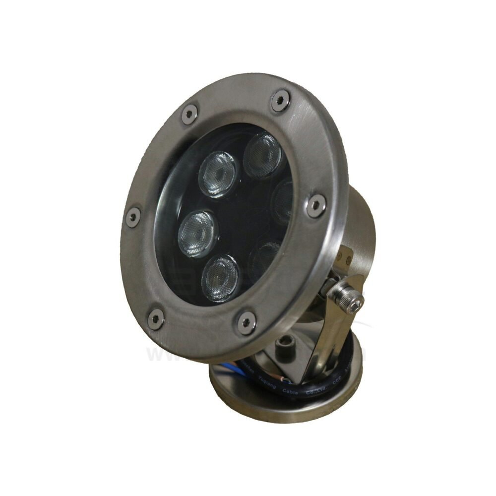 سبوت لايت سلندر 6 وات 12 فولت RGB بقاعدة cylinder spotlight 6 watt 12v base RGB