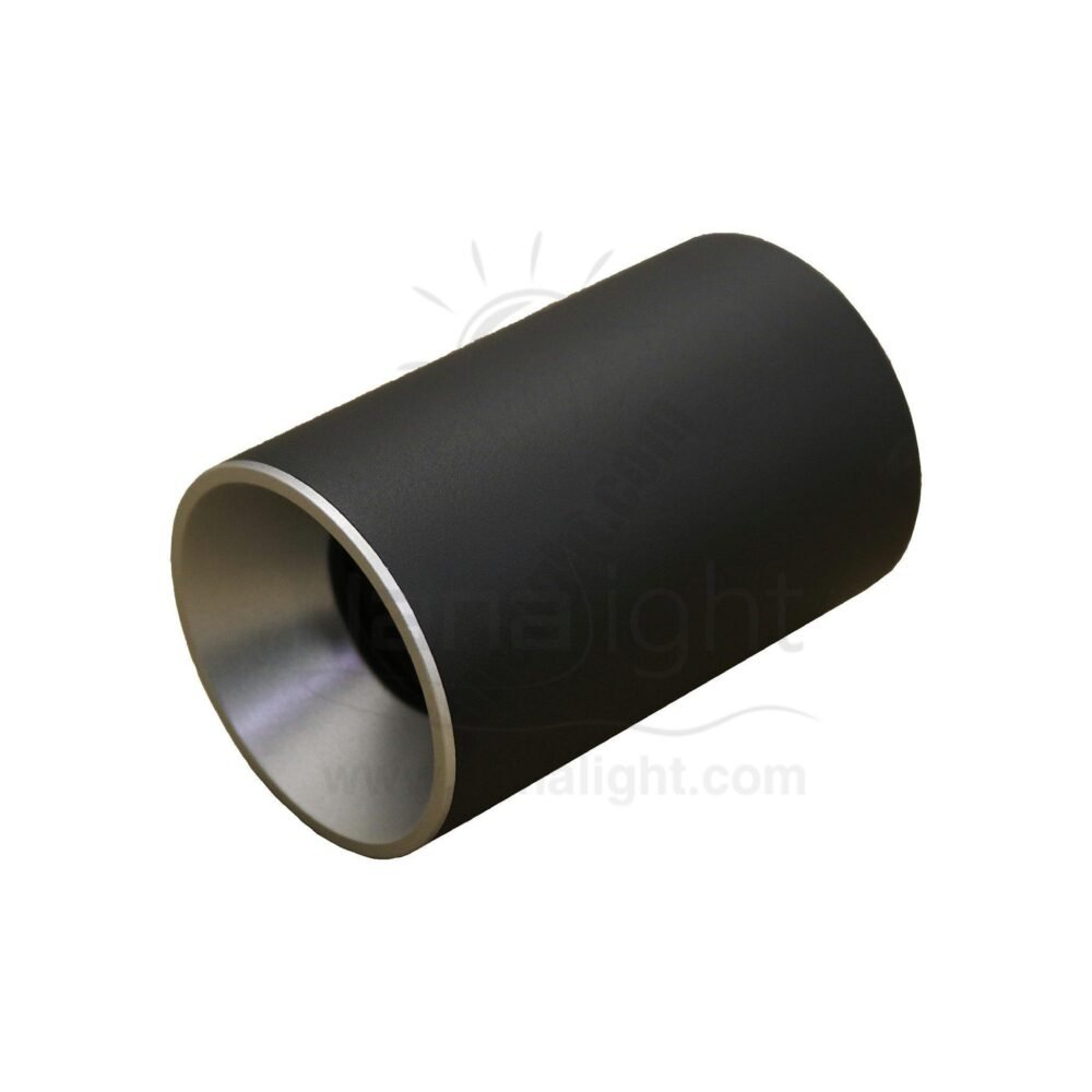 فريم سبوت سلندر فارغ مدور اسود قلب فضي مط TEC cylinder downlight frame black- matt silver