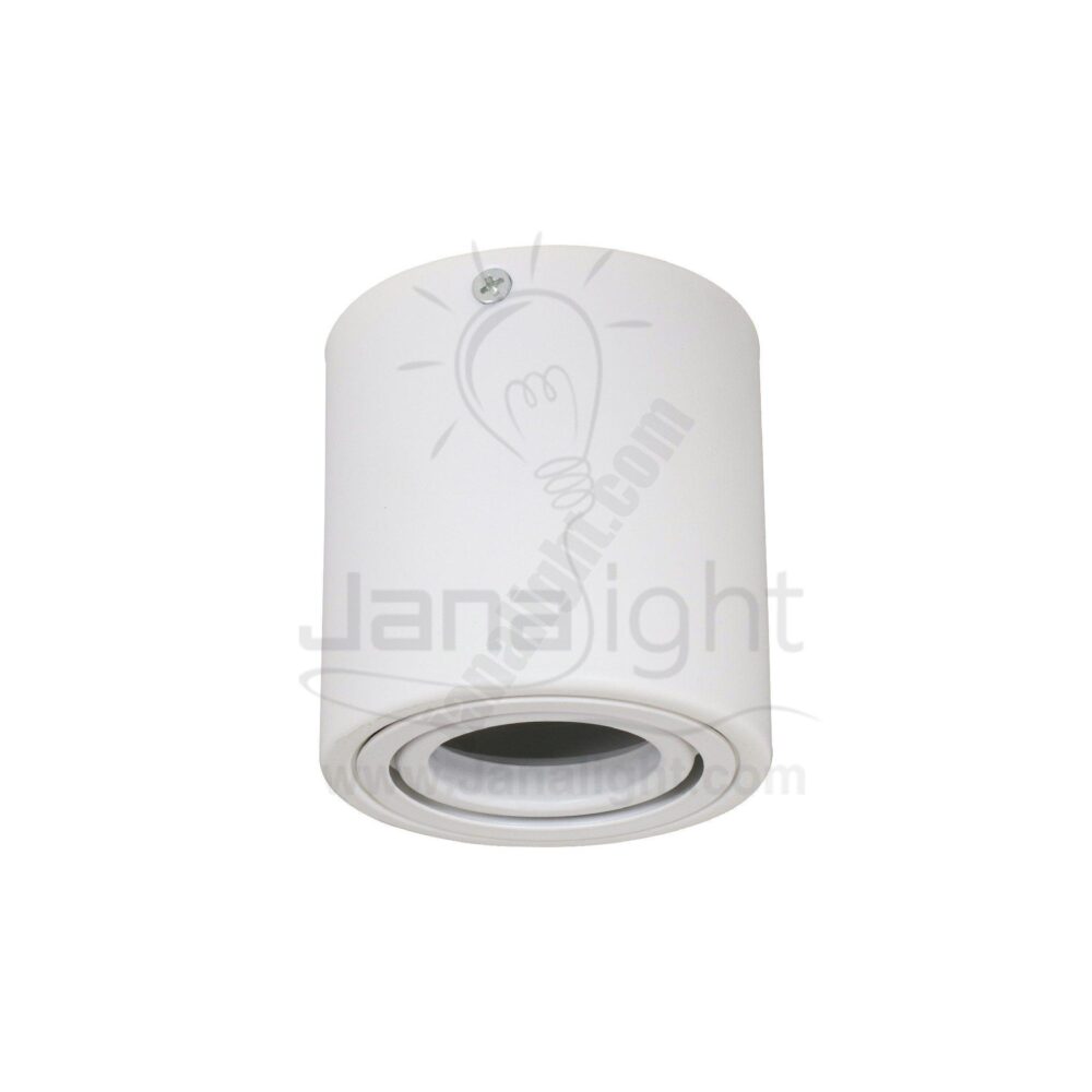 فريم سبوت سلندر فارغ مدور ابيض متحرك cylinder downlight frame Moving white