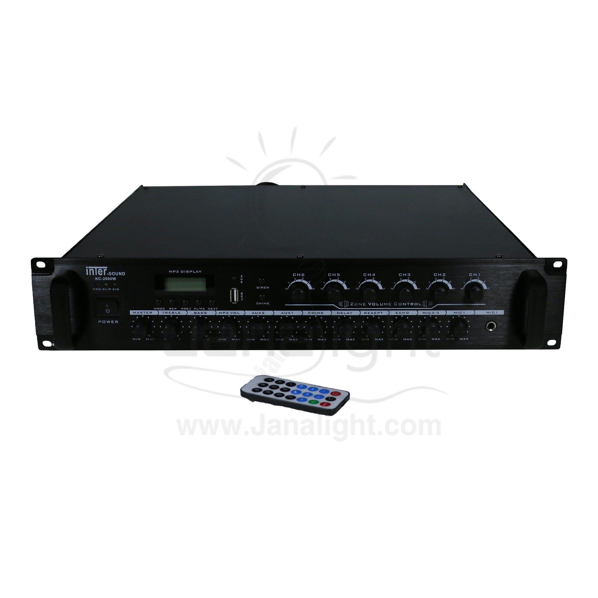 مضخم صوت 250 وات KM2500 sound amplifier 250W