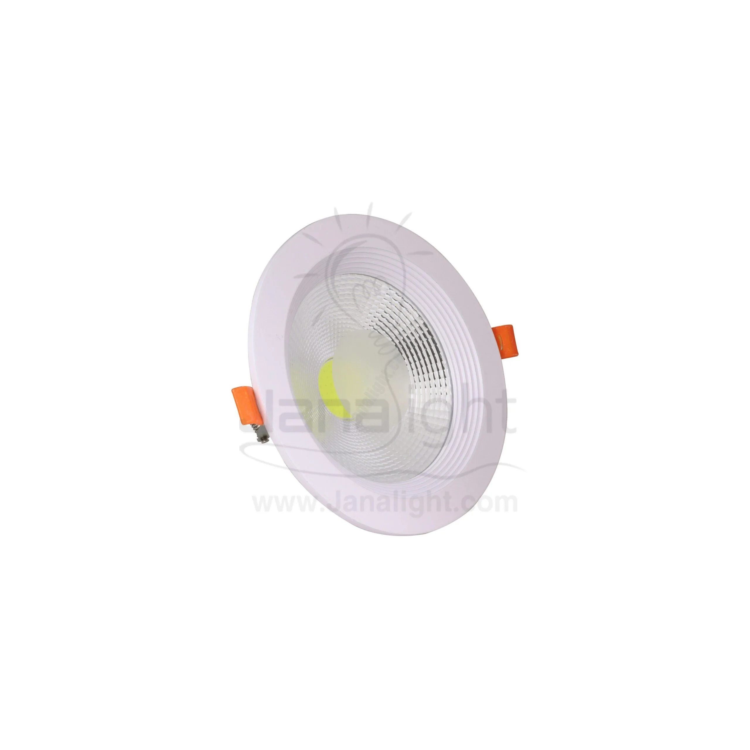 كشاف 20 وات كومبكت ابيض معدن حلق ابيض جنى لايت Metal White Compact 20 Watt Downlight